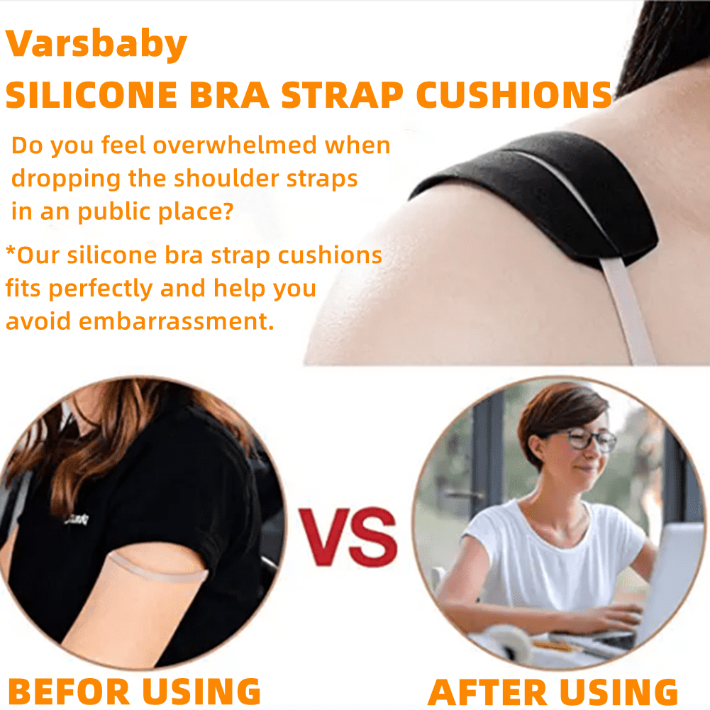 Varsbaby Silicone Bra Strap Cushions Holder Non-Slip Shoulder