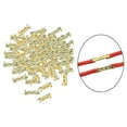 thumbnail image 3 of Terminales de crimpado de latón para coche , insertos en frío, 0,5-1,5mm, cuadrado, anticorrosión, conector eléctrico de crimpado en apariencia de 100 piezas Macarena terminales de crimpado, 3 of 8
