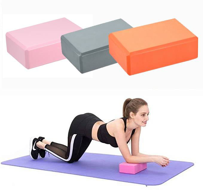 Yoga Block Foam Brick Stretching Aid Pilates For Exercise Fitness 
