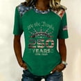 thumbnail image 2 of Trgacdwlo 1776-2026 Flag Print 250 Anniversary USA Shirt Independence Day 4th of July Womens Shirt Commemorative Short Sleeved Tunic Tops for Women, 2 of 4