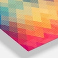 thumbnail image 3 of Designart 'Colorful Geometric Pattern' Modern Wall Clock, 3 of 3