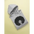 thumbnail image 3 of Girl With Big Afro And Earings Hoodie Women's -GoatDeals Designs, 3 of 4