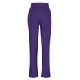 thumbnail image 6 of JJHGVB Stretchy Pants for Women High Waisted Leggings for Women's Leggings with Pockets Dressy Pants Comfy Pants Women Trouser Pants Womens Casual Pants Purple 2XL, 6 of 8