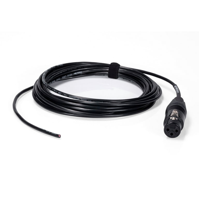 XLR 3 Pin Female to Blunt Install Cable