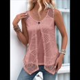 thumbnail image 3 of Camisetas Sin Mangas Holgadas e Informales para Mujer, Ropa de Verano, Conjuntos 2025, Gris Rosado Pálido, L, 3 of 6