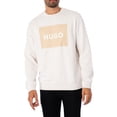 thumbnail image 2 of HUGO Duragol222 Graphic Sweatshirt, Beige, 2 of 6