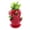 Red1, variant on Strawberry Planter Pot Tower, Terracotta Stoneware, Embossed Design, Vertical Gardening for Succulents Orchids Hen Chicks, Outdoor Balcony Decorative