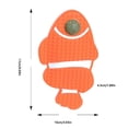 thumbnail image 2 of Cat Toys for Indoor Cats, Interactive Catnip Fish Kicker Toy, Realistic Plush Chew Toy for Boredom Relief and Teething, Fun Pet Supplies for Kittens and Adult Cats D, 2 of 5