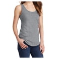 thumbnail image 4 of Yellow Rooster Women's Core Cotton Tank Top Athletic Heather XS, 4 of 6