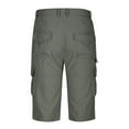thumbnail image 4 of Cargo Shorts For Men Qiggri Men's Outdoor Casual Pants Multi Bag Work Pants Shorts Solid Color Shorts, 4 of 7