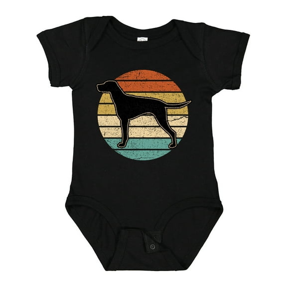 Inktastic Vizsla Dog Retro Sunset Boys or Girls Baby Bodysuit