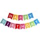 thumbnail image 1 of Colorful Happy Birthday Banner Bunting, 1 of 5