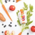 thumbnail image 2 of Purée pommes, patates douces, carottes + bleuets Superblends Love Child Organics, 128 ml, sachet, 2 of 6