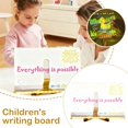 thumbnail image 3 of LED Drawing Board - Illuminated Dry Erase Board with Stand, Markers & Rags - Essential Study Tool, 3 of 8