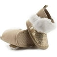 thumbnail image 4 of Baby Girls Cowboy Tassel Boots Side Zipper Moccasins Soft Bottom Non-Slip Toddler Shoes, 4 of 6
