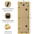 thumbnail image 6 of VIOLABBEY 8x24 Collage Picture Frames 2Pack, Fit Three 4x6 Photos with Mat or One 8x24 Pictures without Mat for Wall, Picture Frames Collage Wall Decor,4x6 Picture Frame Collage Gold, 6 of 6