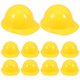 thumbnail image 1 of 10 Uds. Sombrero de construcción en miniatura, modelo de casco pequeño, decoración de casco de muñeca, 1 of 7