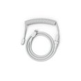 thumbnail image 1 of Cable de teclado en espiral Glorious Artisan Braided USB-C blanco, 1 of 7