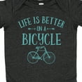 thumbnail image 4 of Inktastic Life's Better on a Bicycle Girls Baby Bodysuit, 4 of 5