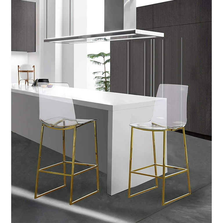 Meridian Furniture Lumen Chrome Counter Stool Meridian Furniture Lumen Chrome Counter Stool
