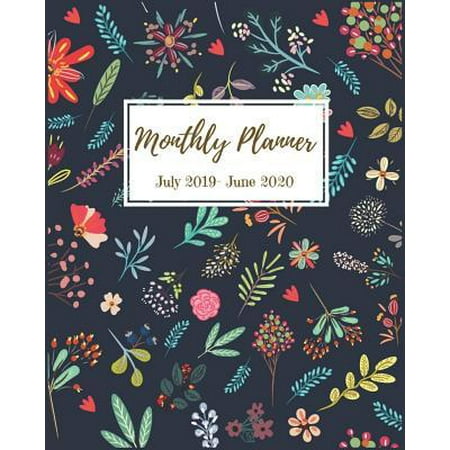 Monthly Planner July 2019 - June 2020: Cute Summer Floral Planners, 2019-2020 Daily Planner Agenda Schedule Organizer Logbook and Journal Personal, 12 (Best Pc Build July 2019)