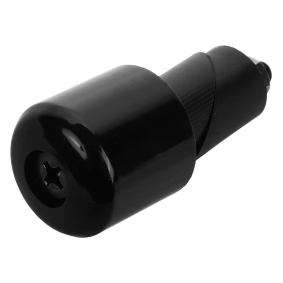 BESTONZON Motorbike Handlebar Ends Motorcycle Handlebar End Plug Black Metal 1Pcs 2.4x1x1in