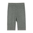 thumbnail image 4 of Zanarzt Girls Sport Shorts Bike Shorts for Girls Spandex Compression Shorts for Kids Dance Yoga and Athletics Dark Gray,2-3 Years, 4 of 4