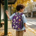 thumbnail image 6 of Skull and Sunflower Gothic Pattern 17" School Backpacks for Teens,Waterproof Oxford Fabric,S-Shape Padded Straps for School,Travel,Hiking,Camping, 6 of 6