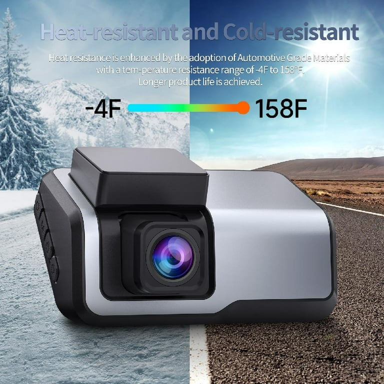Ecomoment Car Dash Cam Front, Dash Cam for Cars, 2.5K Full HD Dashcam  Camera with Night Vision, Loop Recording, G-Sensor,Parking Mode, 160° Wide  Angle