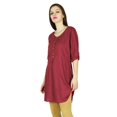 thumbnail image 4 of Phagun Kurta Indienne Imprimée pour Femmes Kurti Ethnique Tunique Décontractée en Rayonne, 4 of 7