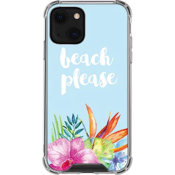 Skinit Illustration Art Beach Please iPhone 14 Clear Case