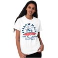 thumbnail image 3 of Paradise Beach Great Waves Surf Sun Crew Neck Short Sleeve Graphic Tee Brisco Brands L, 3 of 5