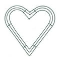 thumbnail image 2 of Heart Wire Wreath Frame Metal Flower Wreath Frames for New Year Valentines Party Decoration, Dark Green, 2 of 7