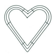 Grandest Birch Wreath Frame Solid Wall Hanging Metal Heart Shaped Wire Wreath Form for Home Decor Heart Shaped Solid Wall Hanging