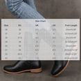 thumbnail image 3 of J-596 Brown Women Casual Chunky Heel Mid Calf Boots Round Toe Lace Up Fall Winter Comfort Style Walking Shoes, 3 of 8