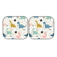 thumbnail image 7 of Disketp 2 Piece Cute Dinosaurs Pattern Windshield Sunshades,Folding Windshield Sun Shade For Car Suv Trucks Sedan,Blocks Uv Rays Sun Visor Protector-Large, 7 of 7