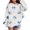 Blue, variant on Ruyang Kids Long Sleeve Hoodie Cute Colorful Star Print Pullover Casual Loose Tops Fall Winter Back to School Clothes for Girls