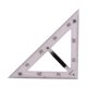 thumbnail image 5 of Regla de geometría matemática grande Herramienta de geometría Demostración Material escolar Dibujo Regla de 45 grados, 5 of 9
