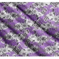 thumbnail image 3 of Soimoi Purple Cotton Cambric Fabric Leaves & Flower Floral Fabric Prints by Yard 42 Inch Wide, 3 of 7