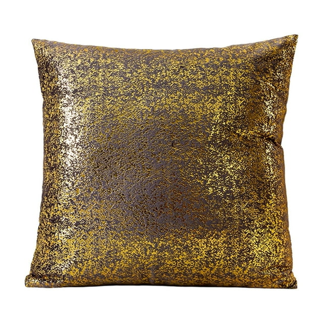 VOAVEKE Summer Solid Color Pillowcase for Sleeping,Throw Pillowcase for Bed,Velvet Snowflake Hot Stamping Pillow Cover