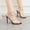 BLACK, variant on QueenLine 10CM Summer Sexy High Heel Women Shoes Patent Leather Hollow Studded Sandals Transparent PVC Party Women Sandals ZWM