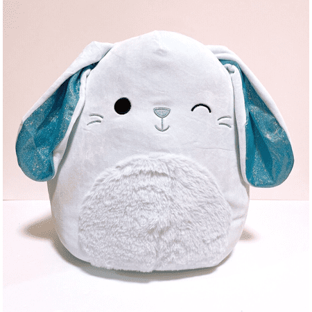 Squishmallows 2023 Easter Squad A 12" Bastian the Blue Bunny Plush Doll Toy