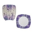 thumbnail image 7 of ZUXONGSY Butterfly Lavender Desk Chair Cover 2 PCS Spandex Chair Protector Cover Computer Chair Seat Cushion Cover Replacement Suitable for Computer Chairs Office Chairs, 7 of 7