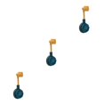 thumbnail image 2 of Soporte de ducha Bewildely 360 grados Verde oscuro, 2 of 6
