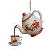thumbnail image 1 of Colgante acrílico 2D de tetera y taza de té, diseño navideño de acebo, adorno colgante para chimenea, árbol, hogar, decoración festiva, regalo, 1 of 4