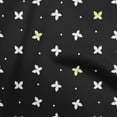 thumbnail image 1 of oneOone Rayon Black Fabric Floral & Sewing Craft Projects Fabric Prints By Yard 56 Inch Wide, 1 of 5