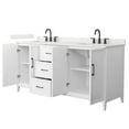 thumbnail image 4 of Wyndham Collection Wch717172d-Qtz-Us3mxx Elan 72" Free Standing Double Basin Vanity Set -, 4 of 7