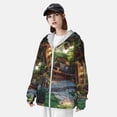 thumbnail image 3 of Balery Charming Garden Patio Sudadera ligera de manga larga con capucha y protección solar UPF 50+ para hombre y mujer, ideal para pesca y running-3X-Large, 3 of 7