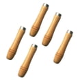 thumbnail image 4 of DOLITY 5 Pieces Wooden File Handle DIY Hand Tools Craft Carpentry Replacement Parts Large, 4 of 9