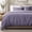 Dusty Purple, variant on Bare Home Organic Cotton Duvet Cover Set - 400 Thread Count - Sateen Weave - Full, Dusty Purple, 3-Pieces